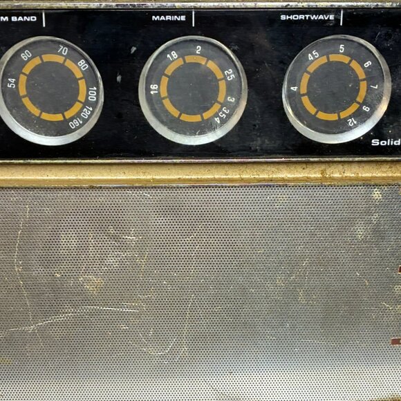 Vintage Unisonic MB-4333 Solid State Radio FM AM Marine Shortwave PARTS REPAIR - Picture 3 of 16